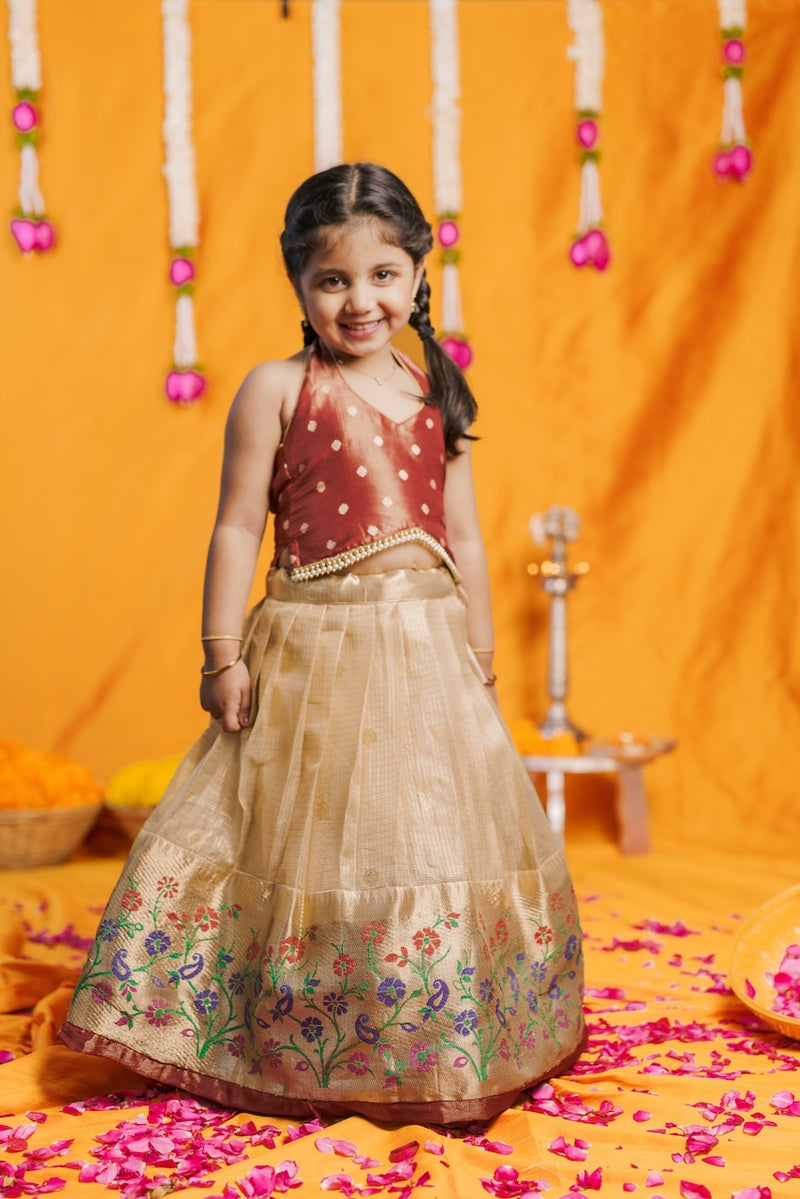 Gargi Gold Lehenga Mini