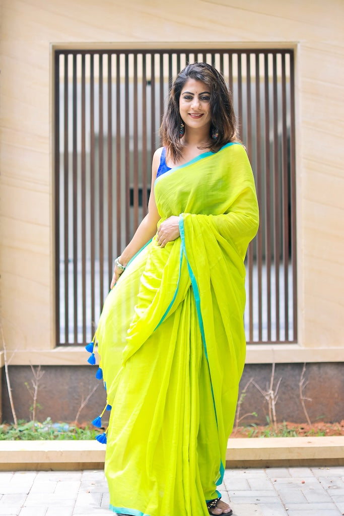 Pallavi Mul Cotton Saree