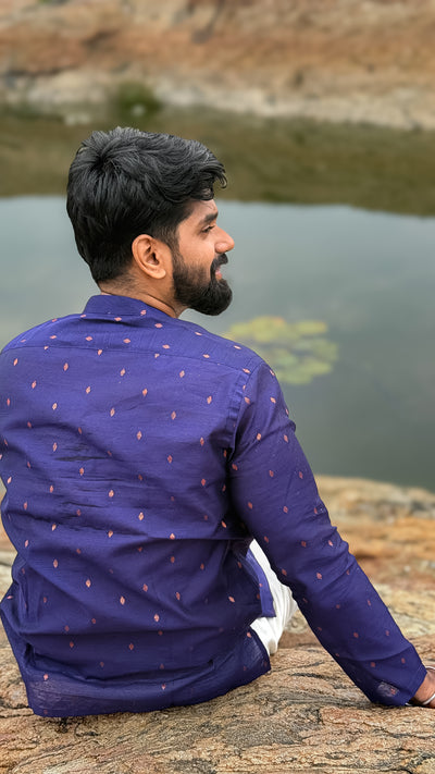 Arsh - Navy Blue