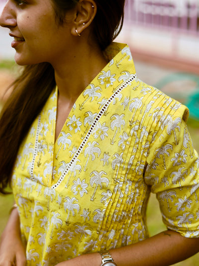 Yellow tree Dress