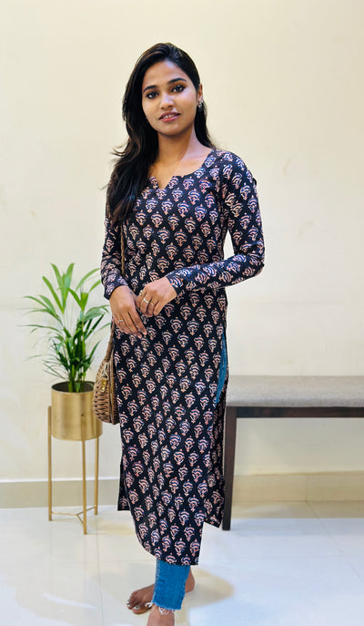 EXP - Kanmani - Black kurti