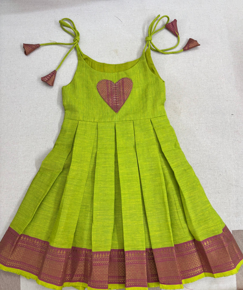 Mangal Frock - Lime Green