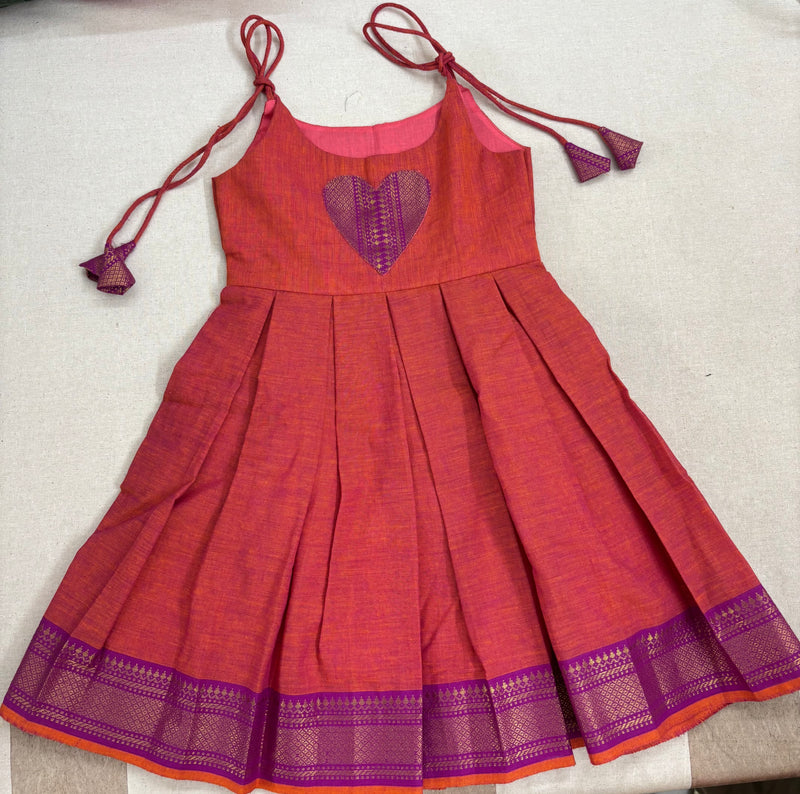 Mangal Frock - Peach