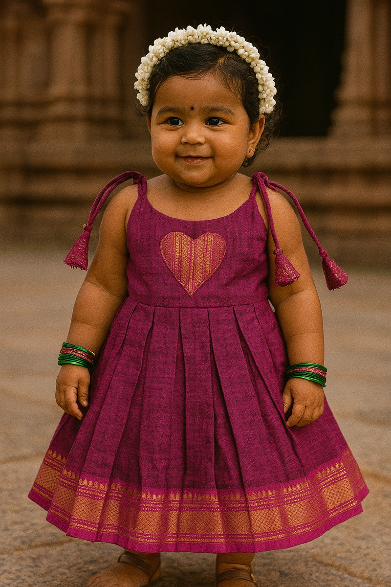 Mangal Frock - Magenta
