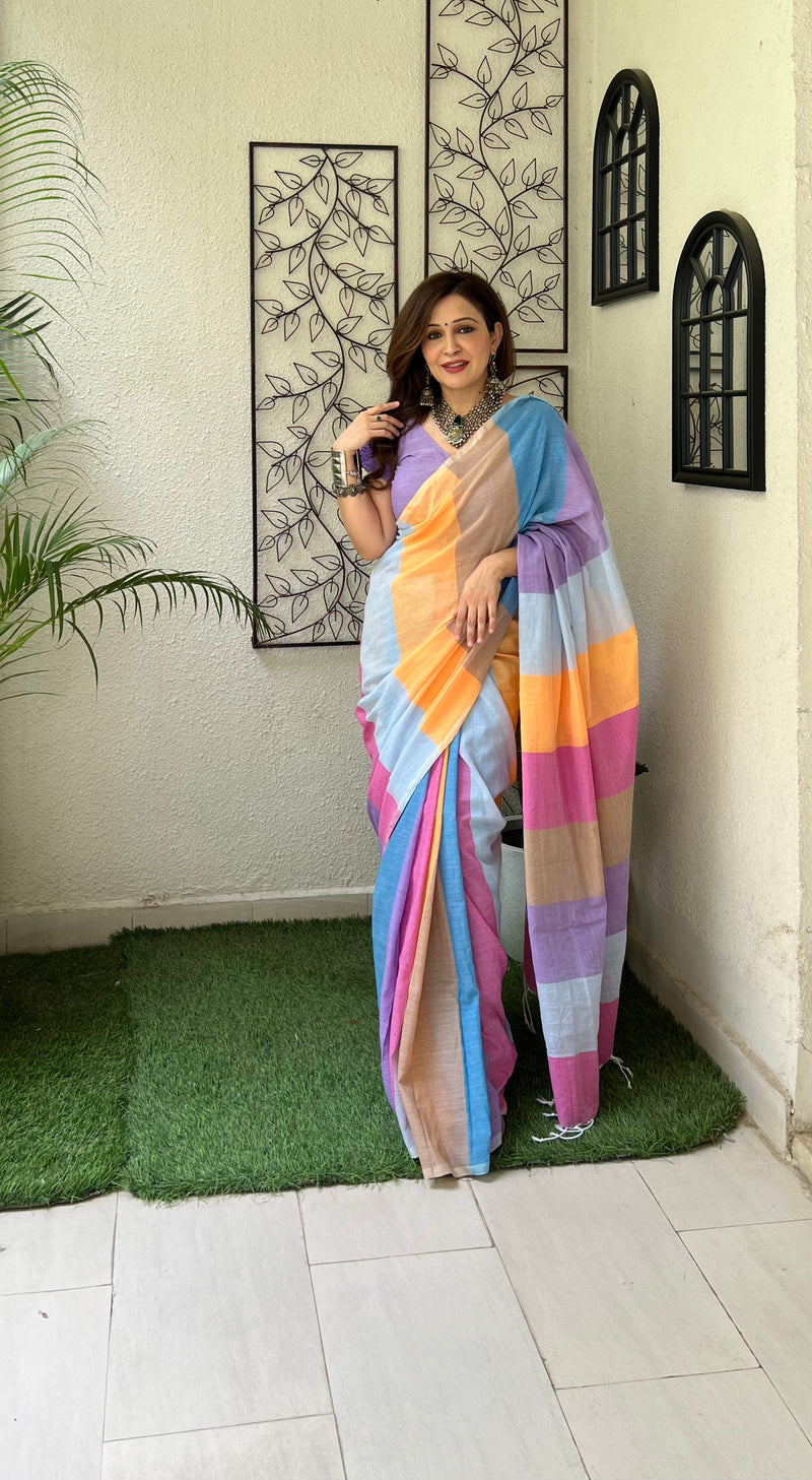 Arya multi color saree