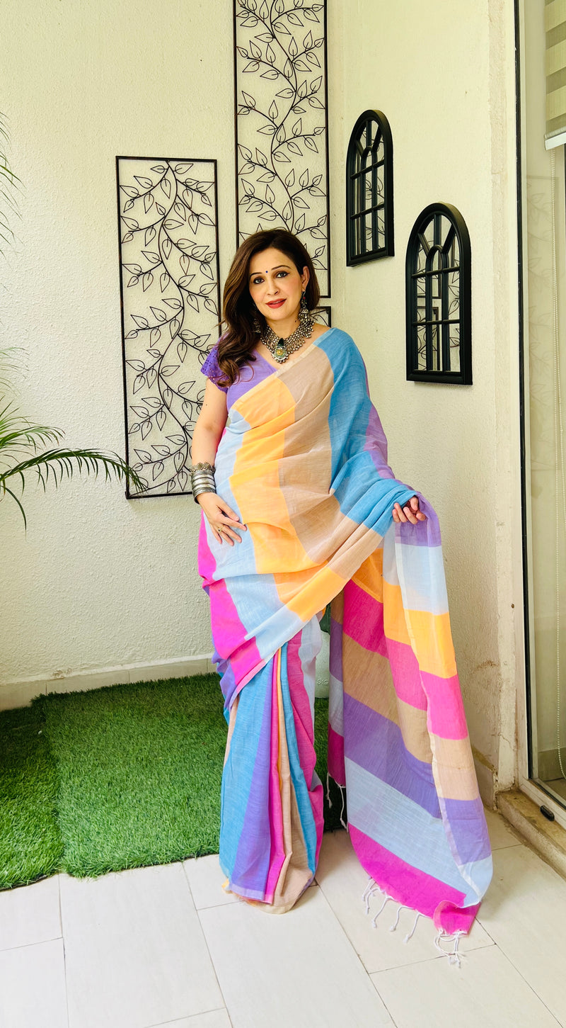 Arya multi color saree