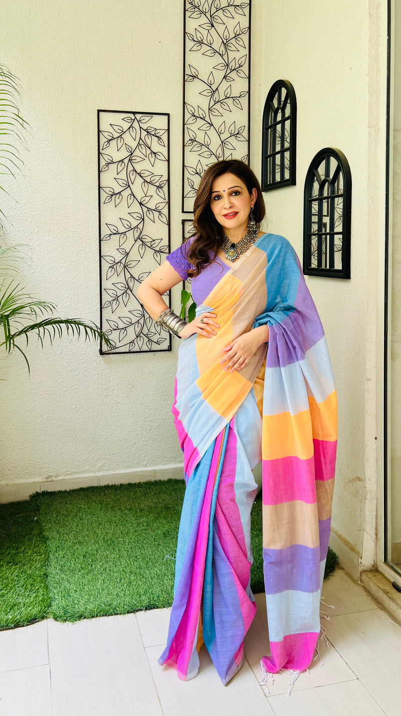 Arya multi color saree