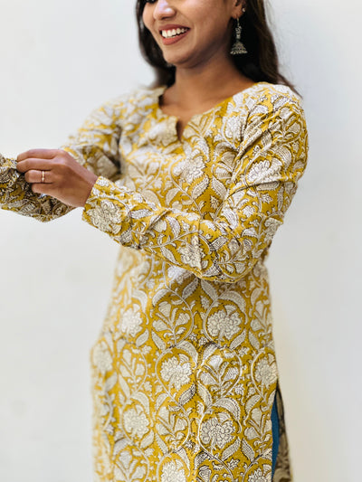 EXP Kanmani - Mustard kurta