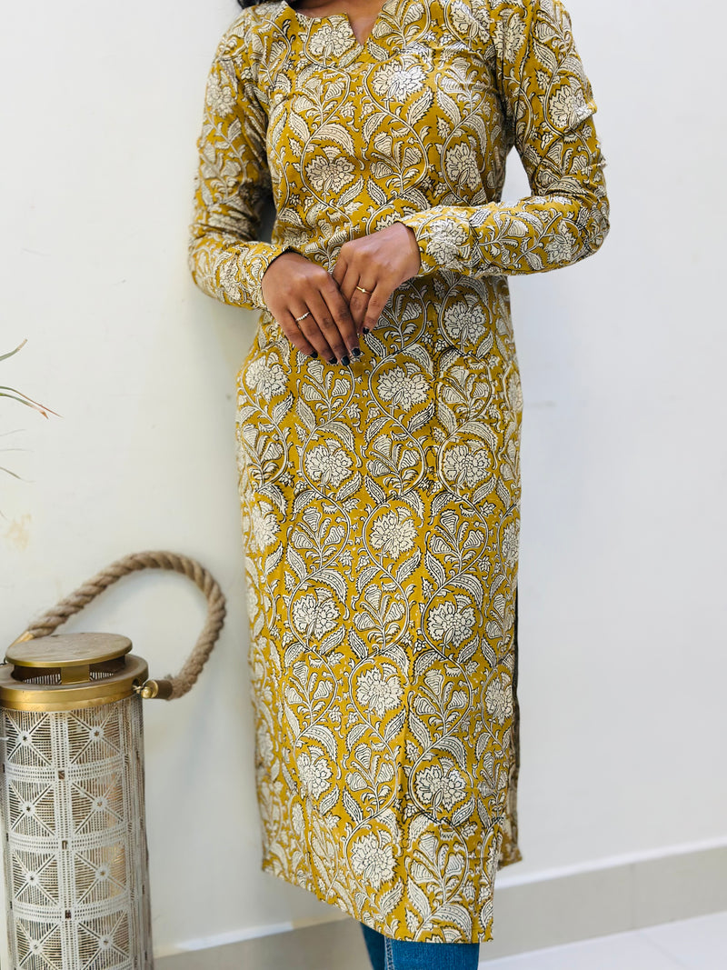 EXP Kanmani - Mustard kurta