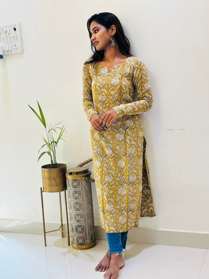 EXP Kanmani - Mustard kurta