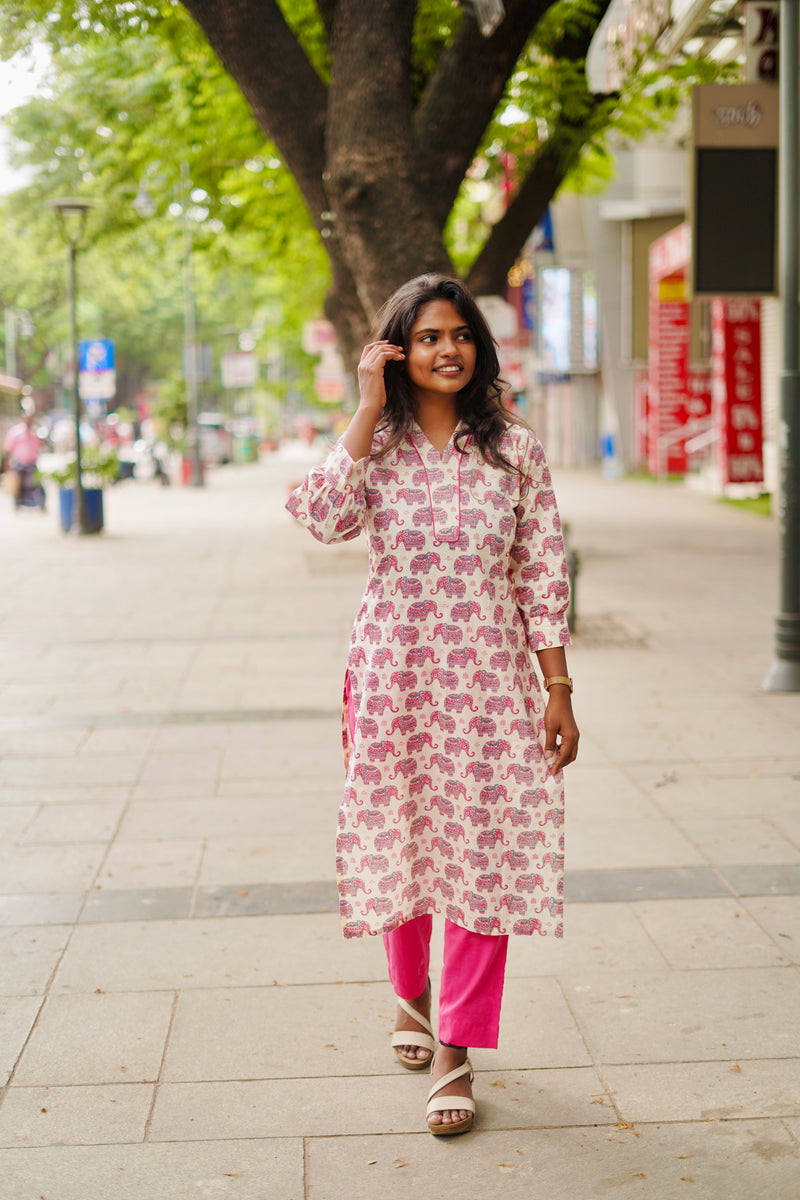 Aara - Hathi Hues Suit Set
