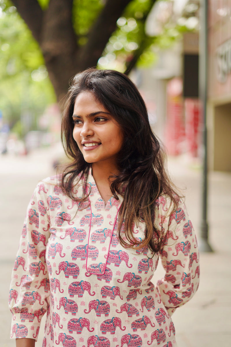 Aara - Hathi Hues Suit Set