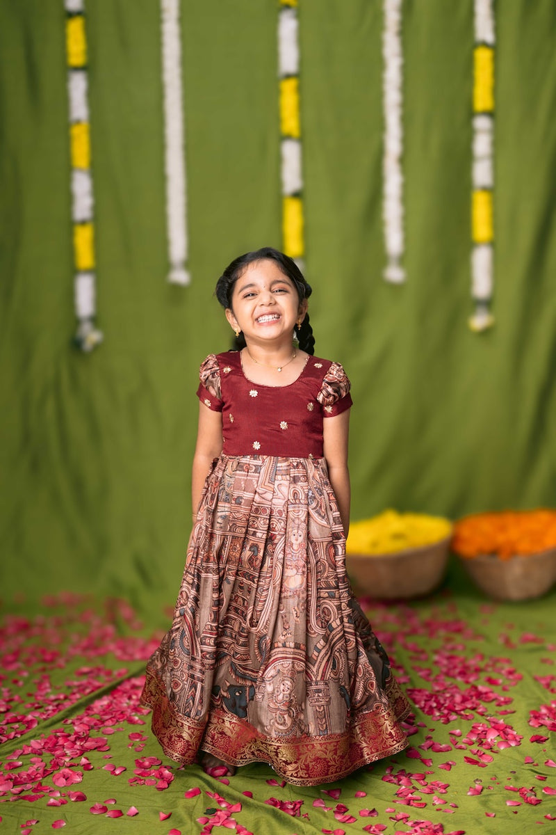 Anvi Grey Frock Mini