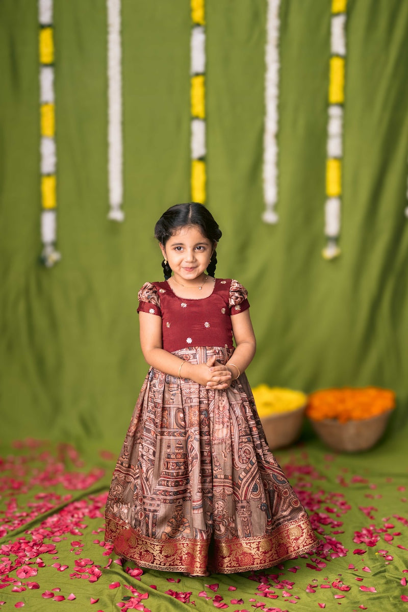 Anvi Grey Frock Mini
