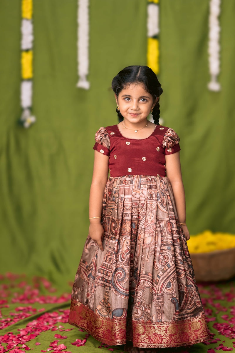 Anvi Grey Frock Mini