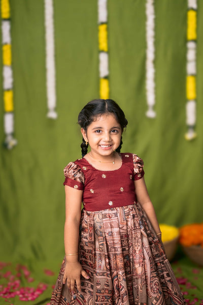 Anvi Grey Frock Mini