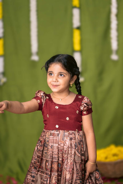 Anvi Grey Frock Mini