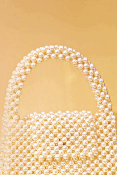 Lenora Pearl Handbag - Off-white