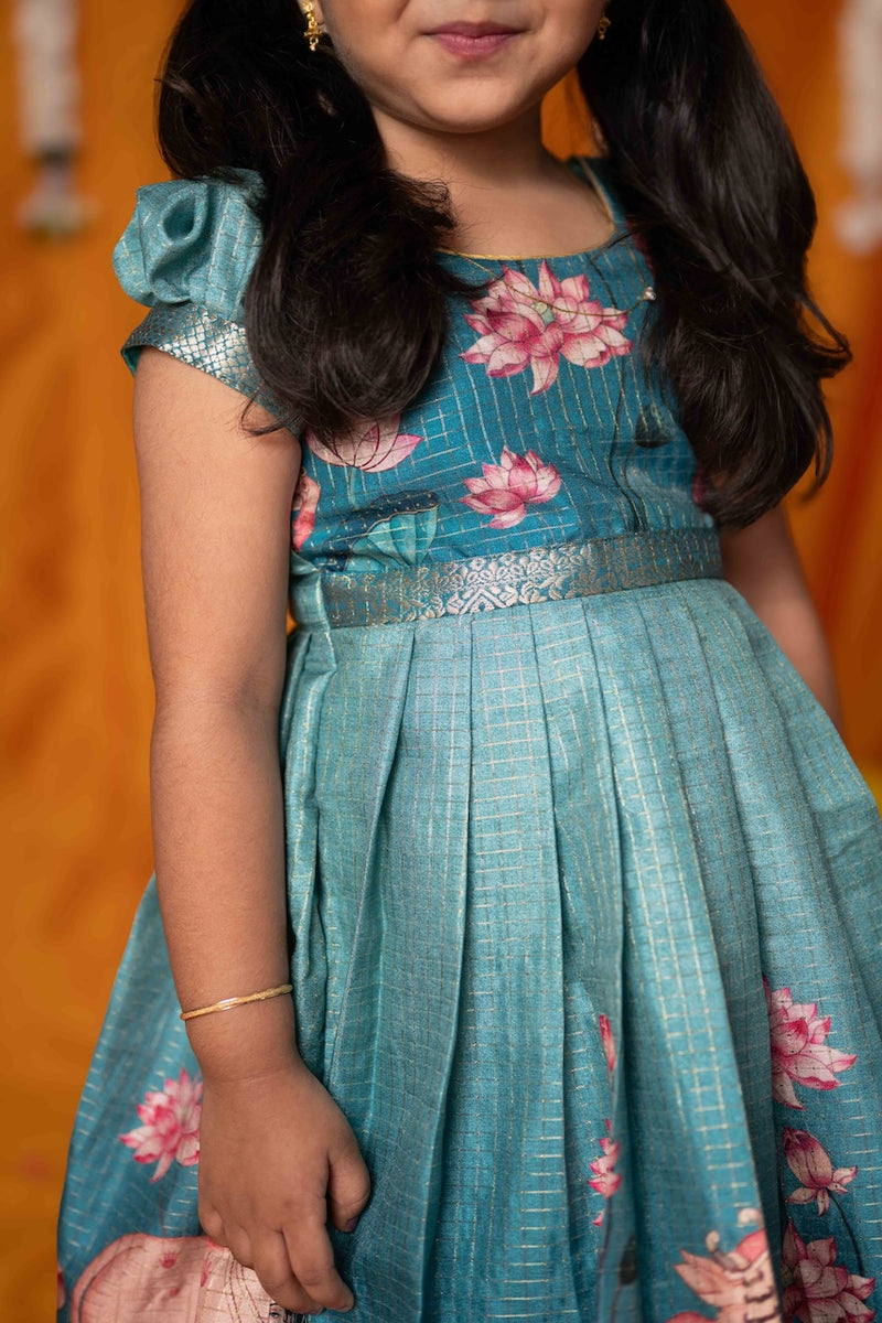 Nikazhya Blue Frock Mini