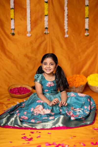 Nikazhya Blue Frock Mini