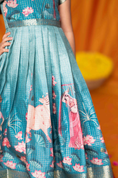 Nikazhya Blue Frock Mini