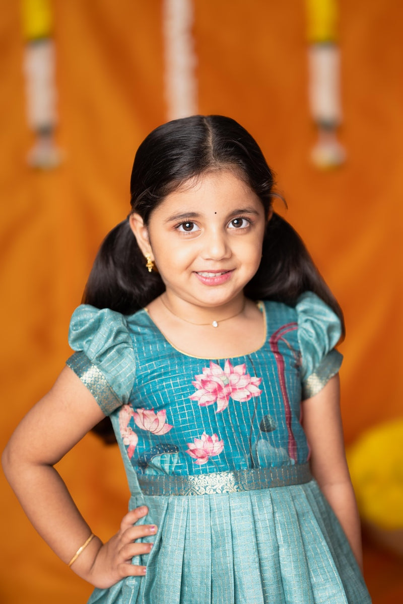 Nikazhya Blue Frock Mini