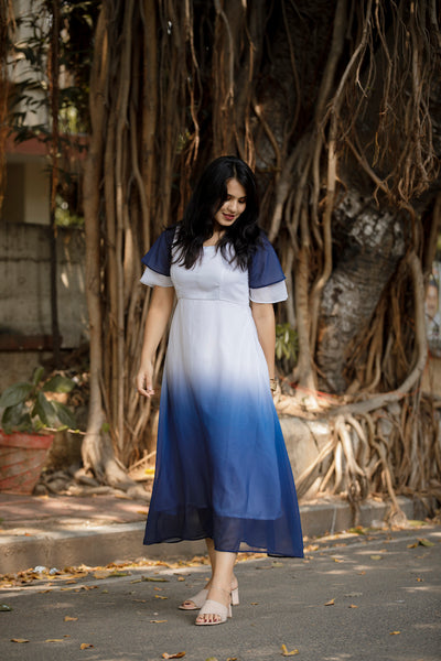 EXP - Gizia - Blue Hue Ombre Dress
