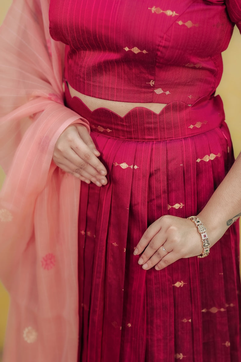 KANI PINK Skirt Set