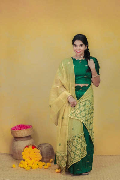 KANI GREEN Skirt Set