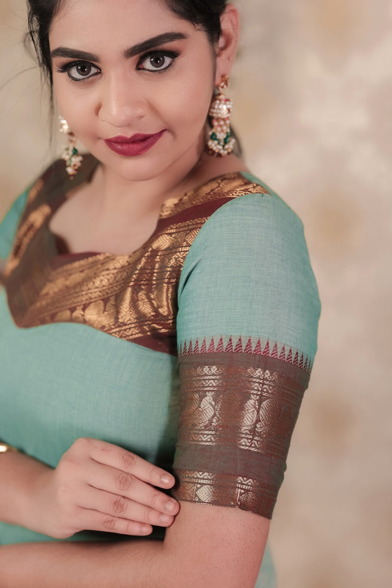 MEERA Sea Blue Kurti