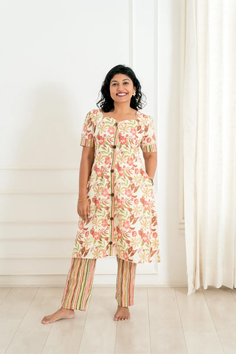 Meadow Floral Maternity Feeding Coord