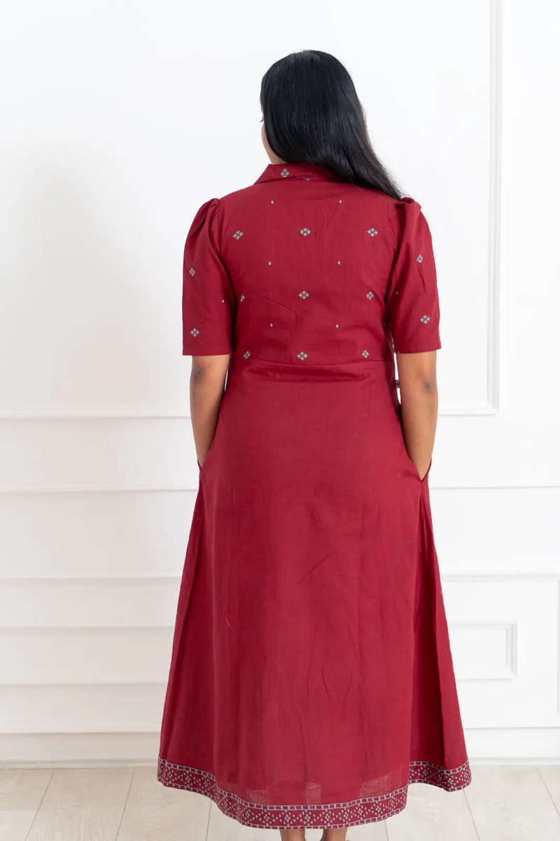 Scarlet Elegance Feeding Dress