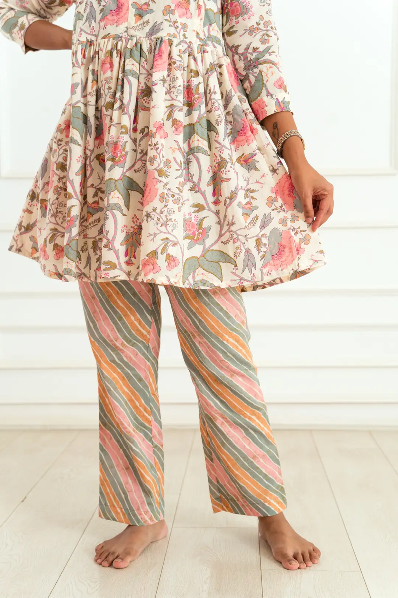 Floral Garden Feeding Co-ord set