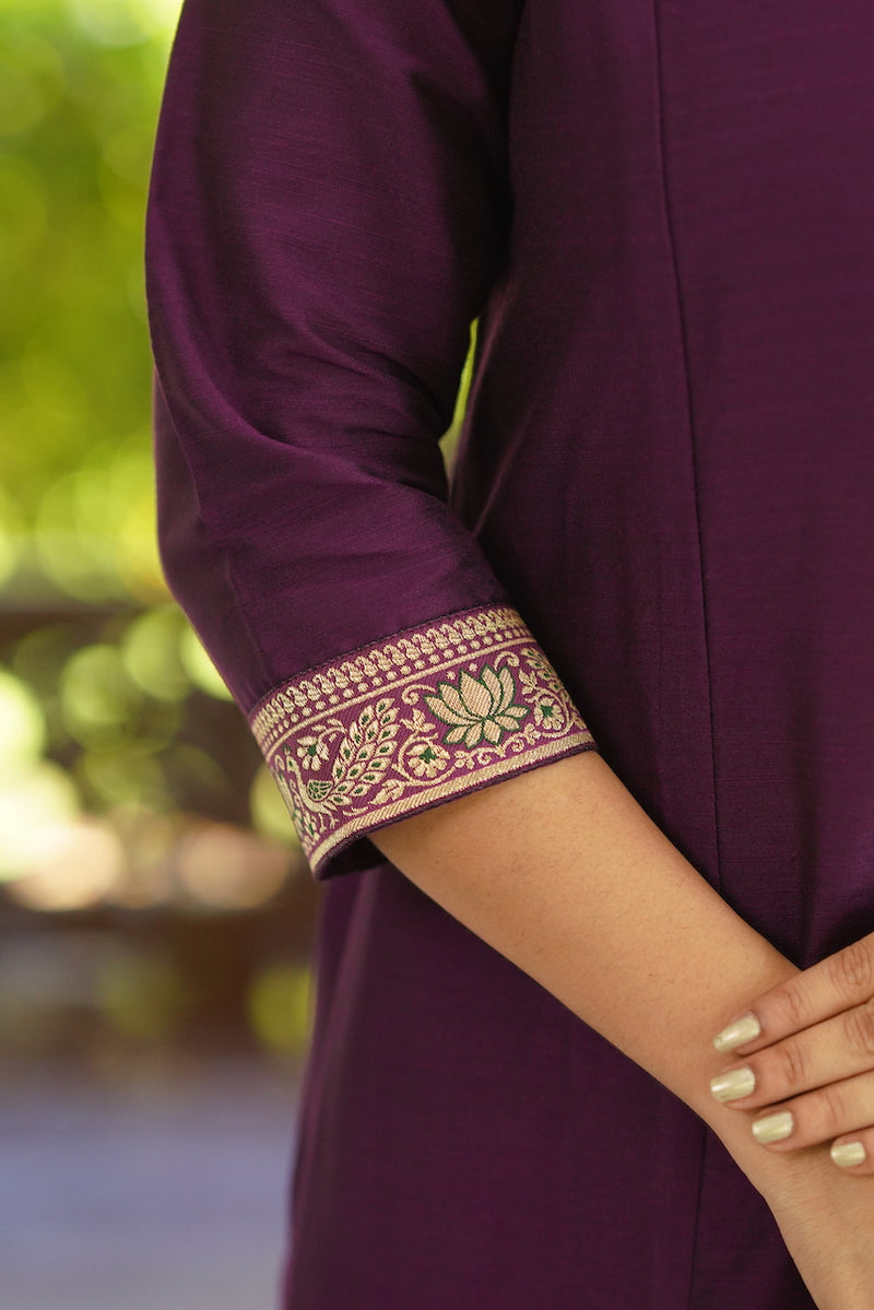EXP - Berry dupion kurti