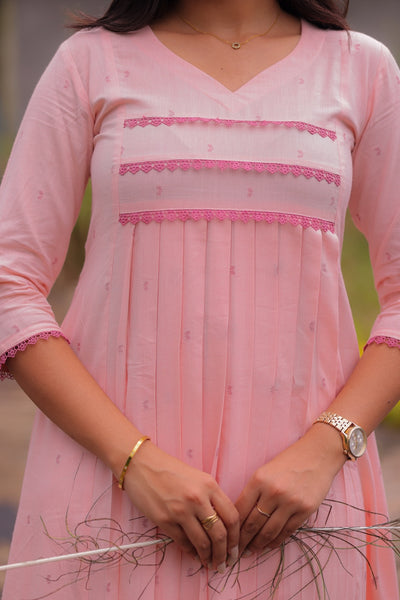 Peach Jamdhani Noor
