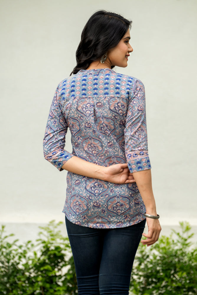 Isha Floral Short Kurta