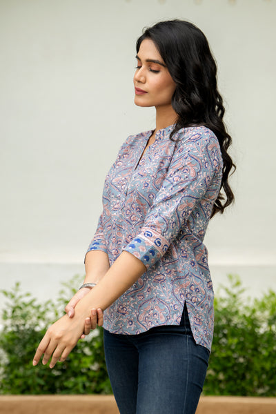 Isha Floral Short Kurta