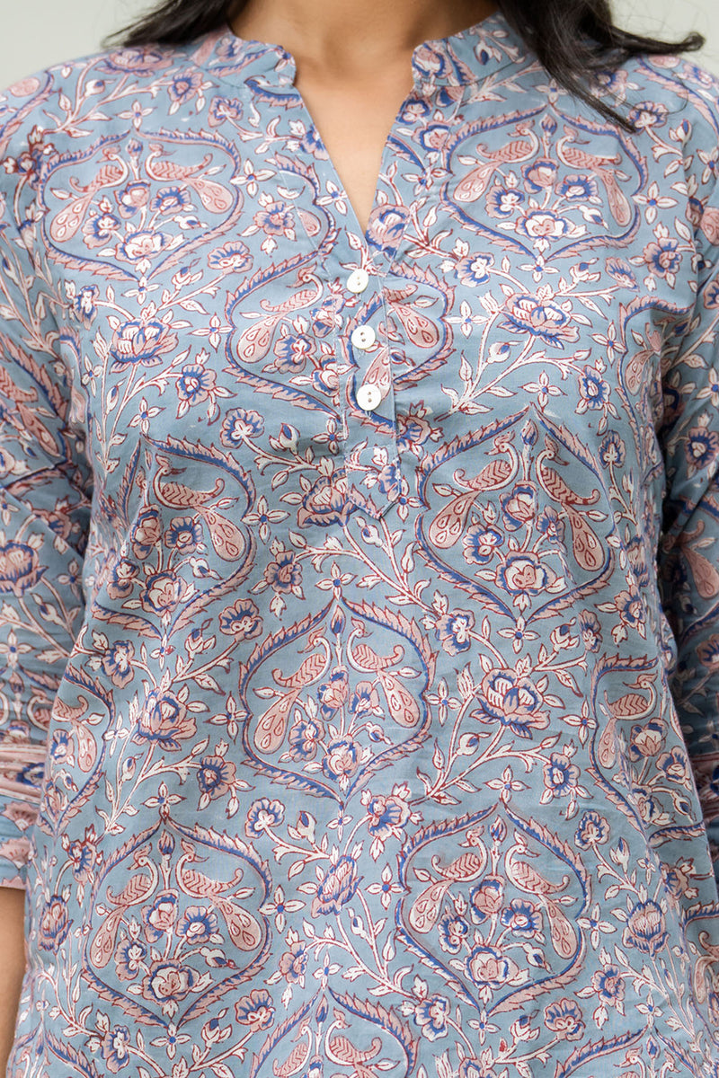 Isha Floral Short Kurta