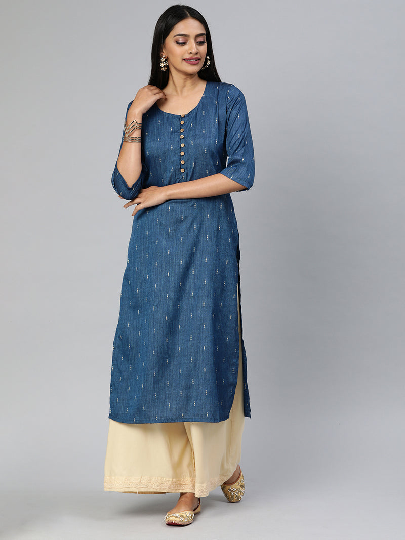 EXP -  Mughal Blue Kurta