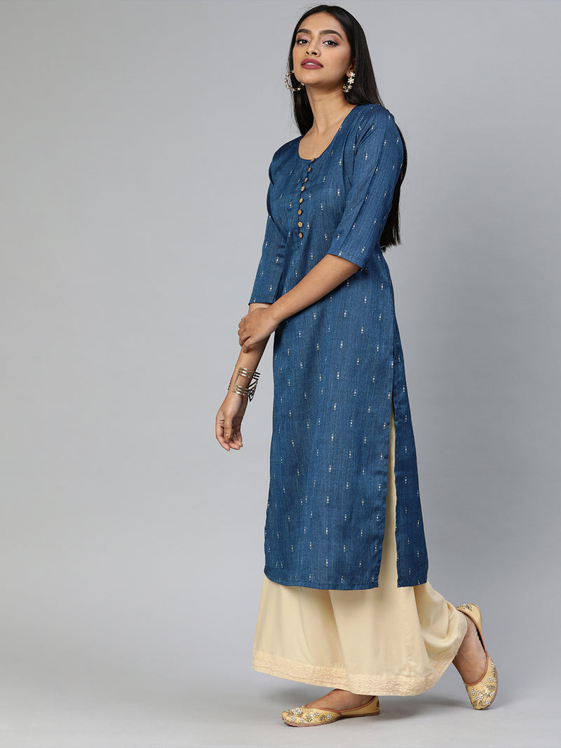 EXP -  Mughal Blue Kurta