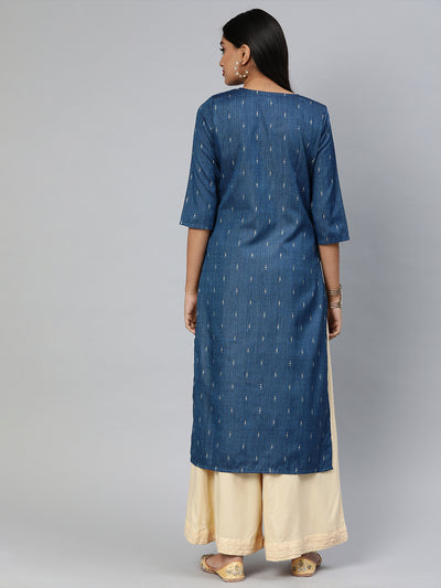 EXP -  Mughal Blue Kurta