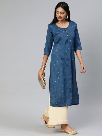 EXP -  Mughal Blue Kurta