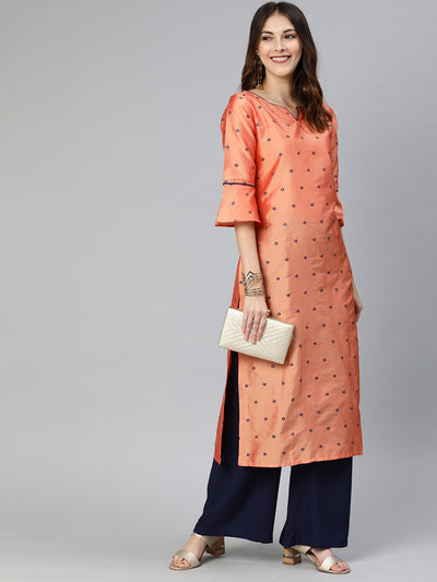 EXP - Naixa Silk Peach Kurta