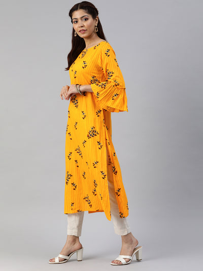 EXP - FusionFlair Printed Straight Kurta