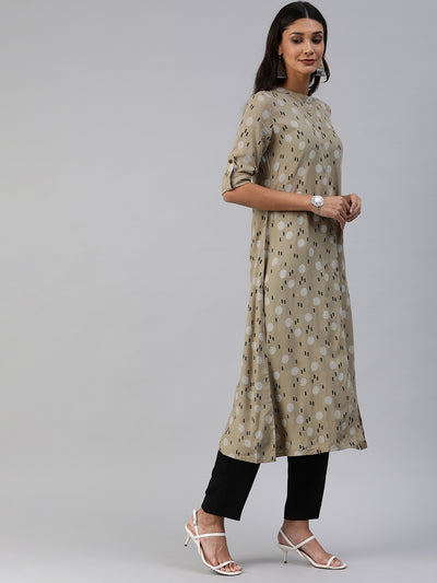 EXP - Rytras Printed Straight Kurta