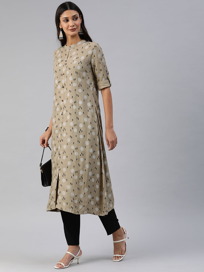 EXP - Rytras Printed Straight Kurta