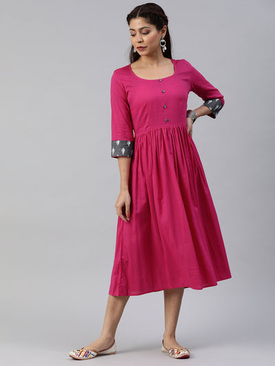 EXP - Rareism Fit And Flare Dress