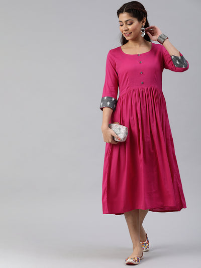 EXP - Rareism Fit And Flare Dress