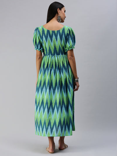 EXP - Janasya Ikat  Nursing  Dress