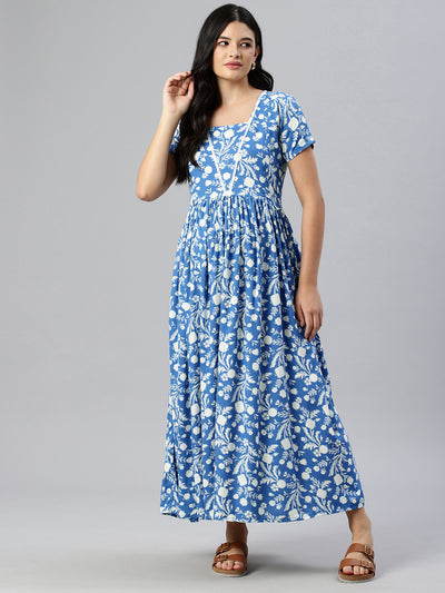 EXP -  Lapis Blue Nursing dress